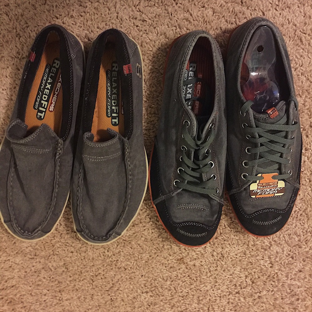 Sketchers memory foam bundle men size 8.5